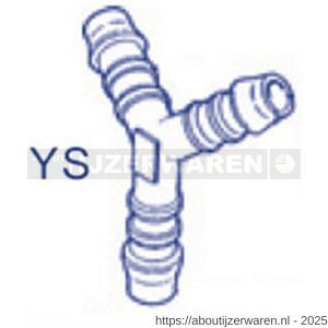 Norma slangkoppeling Normaplast Push-On slangconnector YS 3 mm - W11551711 - afbeelding 1