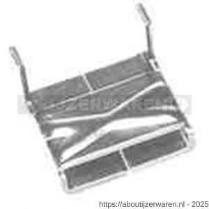 Bandimex klemplaat voor klemband L-clips 19 mm RVS zwaar - W11550729 - afbeelding 1