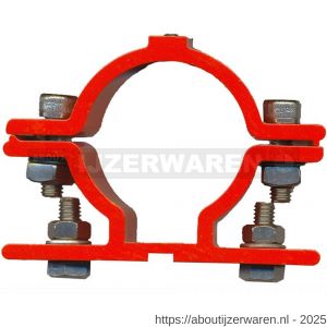 Klemfit verkeersbordbeugel klemdeel beugel type 250 51 mm Or - W11552075 - afbeelding 1
