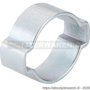 Norma slang oorklem 2 delig 2-Earclip 5-7 mm W1 verzinkt - W11552159 - afbeelding 1