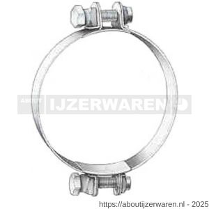 Spann slangklem S 34/20 mm SZ 2 delig W5 zuurbestendig RVS 316 - W11551860 - afbeelding 1