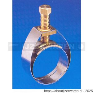 Veryflex klaphuisklem snelsluit slangklem 60-80/9 mm RVS 430 - W11552276 - afbeelding 2