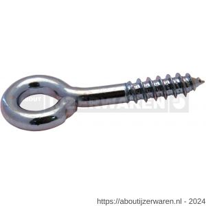 GebuVolco 003 schroefoog zwaar nummer 15 6.00x35x10 mm ijzer gegalvaniseerd - W50001551 - afbeelding 1