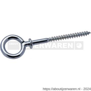 GebuVolco 008 schroefoog met borst 5.0x55 mm ijzer gegalvaniseerd - W50001492 - afbeelding 1