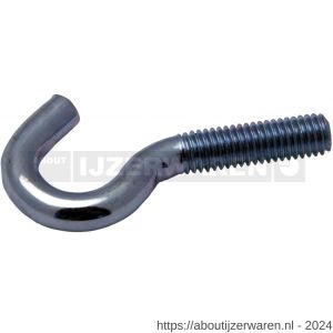 GebuVolco 026 schroefhaak metrisch M6x60 mm ijzer gegalvaniseerd - W50001485 - afbeelding 1