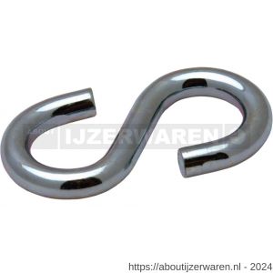 GebuVolco 105 S-haak nummer 40 4.00x35 mm ijzer gegalvaniseerd - W50001767 - afbeelding 1