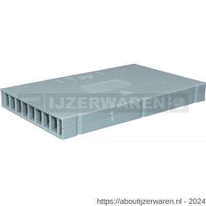 GebuVolco 279 stootvoegrooster 10x50x97,5 mm PP grijs - W50001776 - afbeelding 1