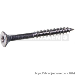 QZ 826 spaanplaatschroef platkop deeldraad 6.0x50/30 mm Torx TX 30 RVS A2 - W50002041 - afbeelding 2