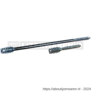 QZ 851 afstandschroef 6.0x150/45 mm Torx TX 25 staal verzinkt - W50000007 - afbeelding 1