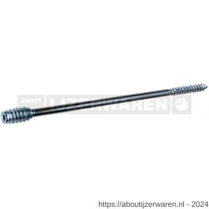 QZ 851 afstandschroef 6.0x120/45 mm Torx TX 25 staal verzinkt - W50000005 - afbeelding 2