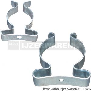 DTL 275 gereedschapklem LS.101/11 zakje 25 stuks 9 mm staal verzinkt - W50001823 - afbeelding 2