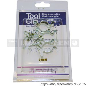 DTL 275 gereedschapklem LS.101/11 zakje 25 stuks 9 mm staal verzinkt - W50001823 - afbeelding 3