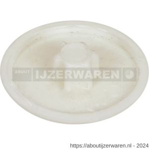 Homefix afdekkapje kunststof voor schroef Torx TX 20 13 mm wit blister 20 stuks - W51400017 - afbeelding 1