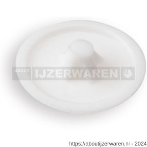 Hoenderdaal afdekkapje SPPS Pozidriv PZ 2 12 mm RAL 9010 wit 500 stuks - W51400028 - afbeelding 1