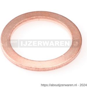 Hoenderdaal afdichtring roodkoper DIN 7603A 4x8x1.0 mm 100 stuks - W51402518 - afbeelding 1