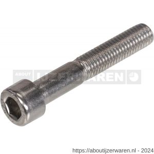 Hoenderdaal binnenzeskantbout RVS A2 cilinderkop CK IB 3 DIN 912 M4x25 mm 200 stuks - W51403741 - afbeelding 1