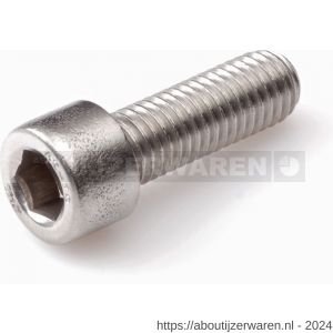 Hoenderdaal binnenzeskantbout RVS A2 cilinderkop CK IB 10 DIN 912 M12x30 mm 50 stuks - W51403800 - afbeelding 1