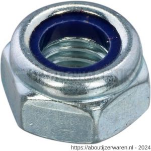 Hoenderdaal borgmoer staal verzinkt VZ SW 17 DIN 985 M10 200 stuks - W51401736 - afbeelding 1