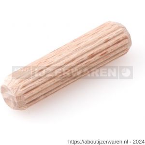 Homefix houten deuvel 8x35 mm blister 25 stuks - W51407059 - afbeelding 1