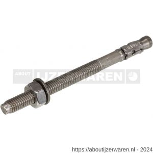 Rawl doorsteekanker RVS A4 R-XPT ETA optie 7 ongescheurd beton M16x125 mm 25 stuks - W51401396 - afbeelding 1