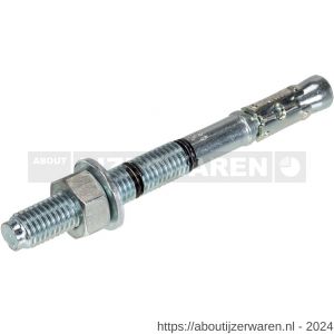 Rawl doorsteekanker staal verzinkt VZ R-XPT ETA optie 7 ongescheurd beton M8x95 mm 100 stuks - W51401415 - afbeelding 1