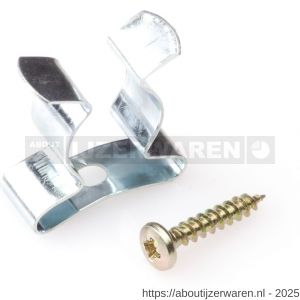 Homefix gereedschapsklem vernikkeld 6-8 en 9-10 mm blister 4 stuks - W51407068 - afbeelding 1