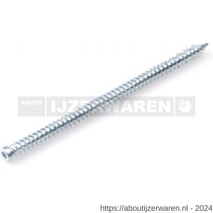 Proftec kozijnschroef staal verzinkt VZ cilinderkop CK Torx TX 30 7.5x92 mm doos 50 stuks - W51403504 - afbeelding 1