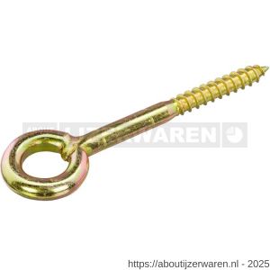Rawl ooganker voor steigerwerk geel verzinkt 12x120 mm 25 stuks - W51407004 - afbeelding 1