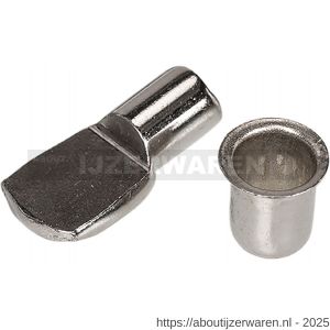 Homefix plankdrager staal verzinkt VZ 18x7 mm met bus blister 4 stuks - W51406999 - afbeelding 1