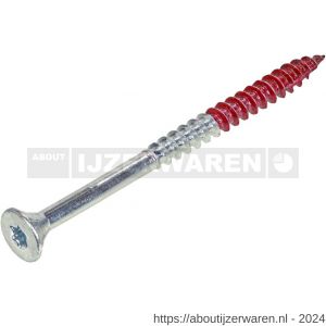 Rotadrill Unischroef staal verzinkt VZ platkop PK met snijpunt Torx TX 20 5.0x80/50 mm kuip 100 stuks - W51406312 - afbeelding 1