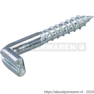 Hoenderdaal schroefduim met gleuf staal verzinkt VZ 5.25x50x16 mm 100 stuks - W51406768 - afbeelding 1