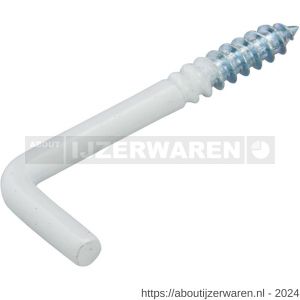 Homefix schroefduim wit geepoxeerd 25 mm blister 6 stuks - W51406785 - afbeelding 1