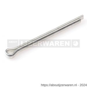 Hoenderdaal splitpen staal verzinkt VZ DIN 94 2.5x40 mm 100 stuks - W51402360 - afbeelding 1