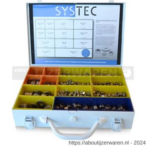 Systec assortimentskoffer moeren en ringen RVS A2 divers M6, M8 en M10 - W51400084 - afbeelding 1