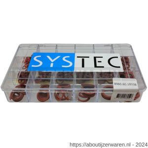 Systec assortimentsdoos 18-vaks fiberring - W51400055 - afbeelding 1