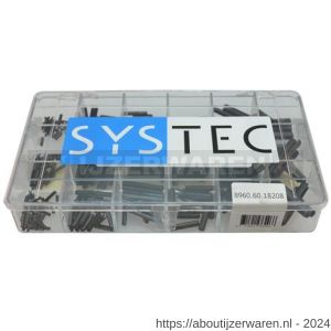 Systec assortimentsdoos 18-vaks spanbus staal blank DIN 1481 - W51400059 - afbeelding 1