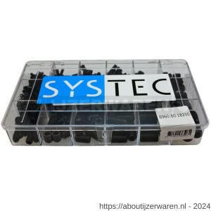 Systec assortimentsdoos 18-vaks stelschroef staal blank DIN 916 - W51400060 - afbeelding 1