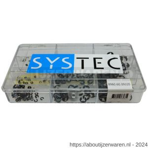 Systec assortimentsdoos 9-vaks asborgring staal blank DIN 6799 - W51400064 - afbeelding 1