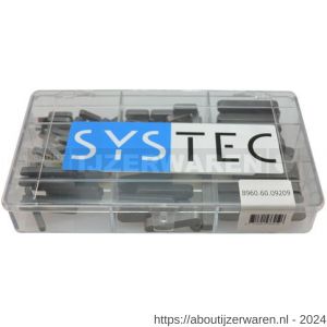 Systec assortimentsdoos 9-vaks inlegspie DIN 6885 - W51400067 - afbeelding 1