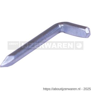 Hoenderdaal telefoonduim staal verzinkt VZ 2.00x20x8 mm 100 stuks - W51406985 - afbeelding 1