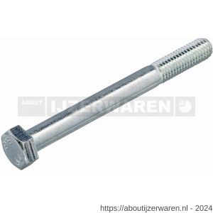 Hoenderdaal zeskantbout staal verzinkt VZ 8.8 SW 30 DIN 931 M22x100 mm 10 stuks - W51400779 - afbeelding 1