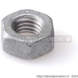 Hoenderdaal zeskantmoer thermisch staal verzinkt THVZ klasse 8 SW 30 DIN 934 ISO passend M20 50 stuks - W51401968 - afbeelding 1