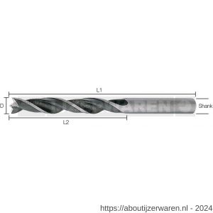 Labor FA002800 machinale houtboor CV 28.0x200 mm koker - W50301711 - afbeelding 1