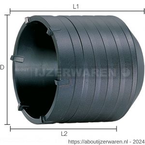 Labor GV008000 dozenboor M16 80.0 mm doos - W50302420 - afbeelding 1