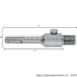 Labor GV300350 houder 350 mm SDS Plus voor dozenboor M16 clip - W50303975 - afbeelding 1