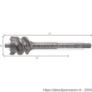 Labor GY650990 SDS Max Premium betonfrees 65.0x850-990 mm clip - W50302541 - afbeelding 1