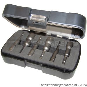 Labor IZZ10010 dopsleutelset magnetisch lang 6-delig SW6-7-8-10-12-13 1 doos - W50303101 - afbeelding 1