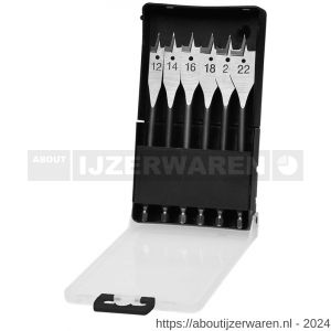 Labor KA050060 Speedborenset Quicklock 6-delig kunststof 12-14-16-18-20-22 mm doos - W50303902 - afbeelding 1