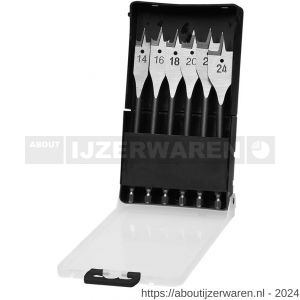 Labor KA050062 Speedborenset Quicklock 6-delig kunststof 14-16-18-20-22-24 mm doos - W50303903 - afbeelding 1