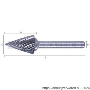 Labor RBUM1600 HM stiftfrees universele vertanding type M kegel spits 16.0x25/70 mm koker - W50303633 - afbeelding 1